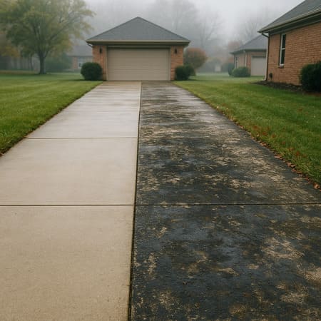 Driveway Pressure Washing: Why It Matters in the Louisville Climate