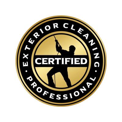 Exterior cleaning certified logo